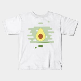 Avocado in a splash of juice Kids T-Shirt